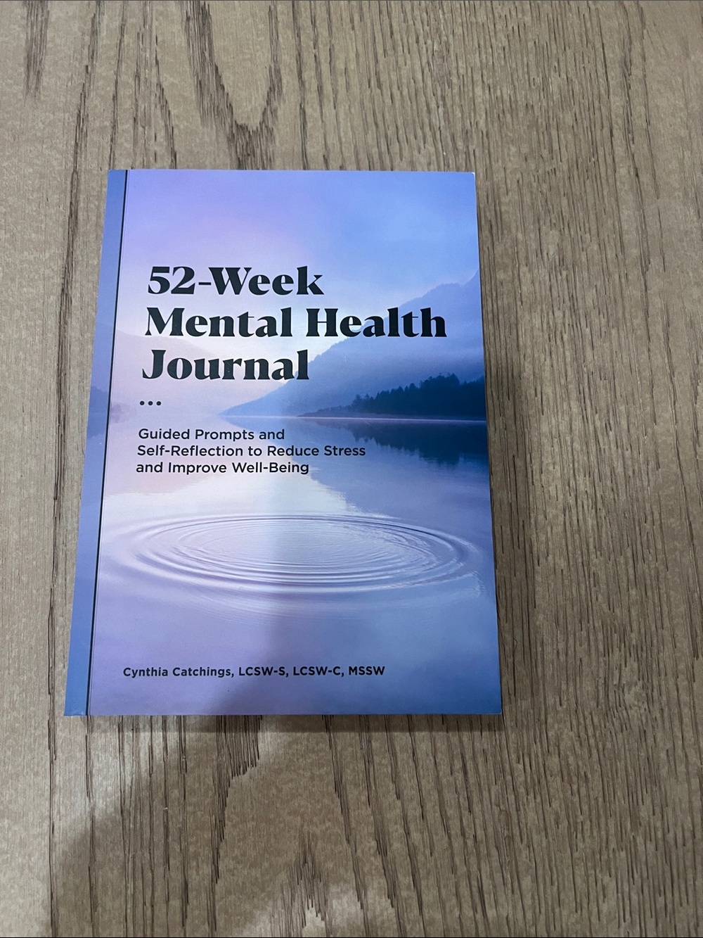 52-Week Mental Health Journal - Blue Cover